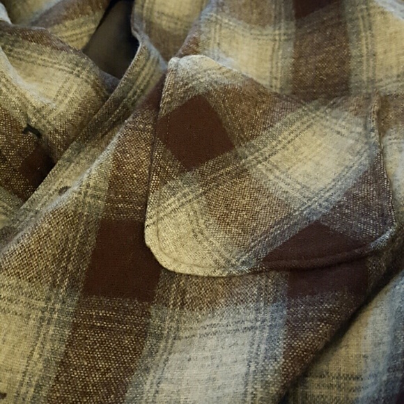 Vintage Wool Flannel Field Coat - Picture 3 of 4
